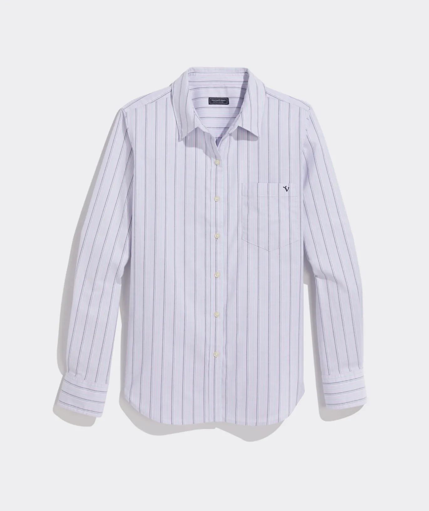 Vineyard Vines Bayview Oxford Button-Down Stripe - Iris Cheap