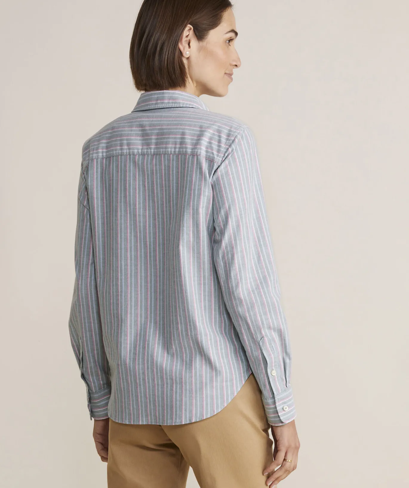 Vineyard Vines Bayview Oxford Button-Down Stripe - Turf Green Best