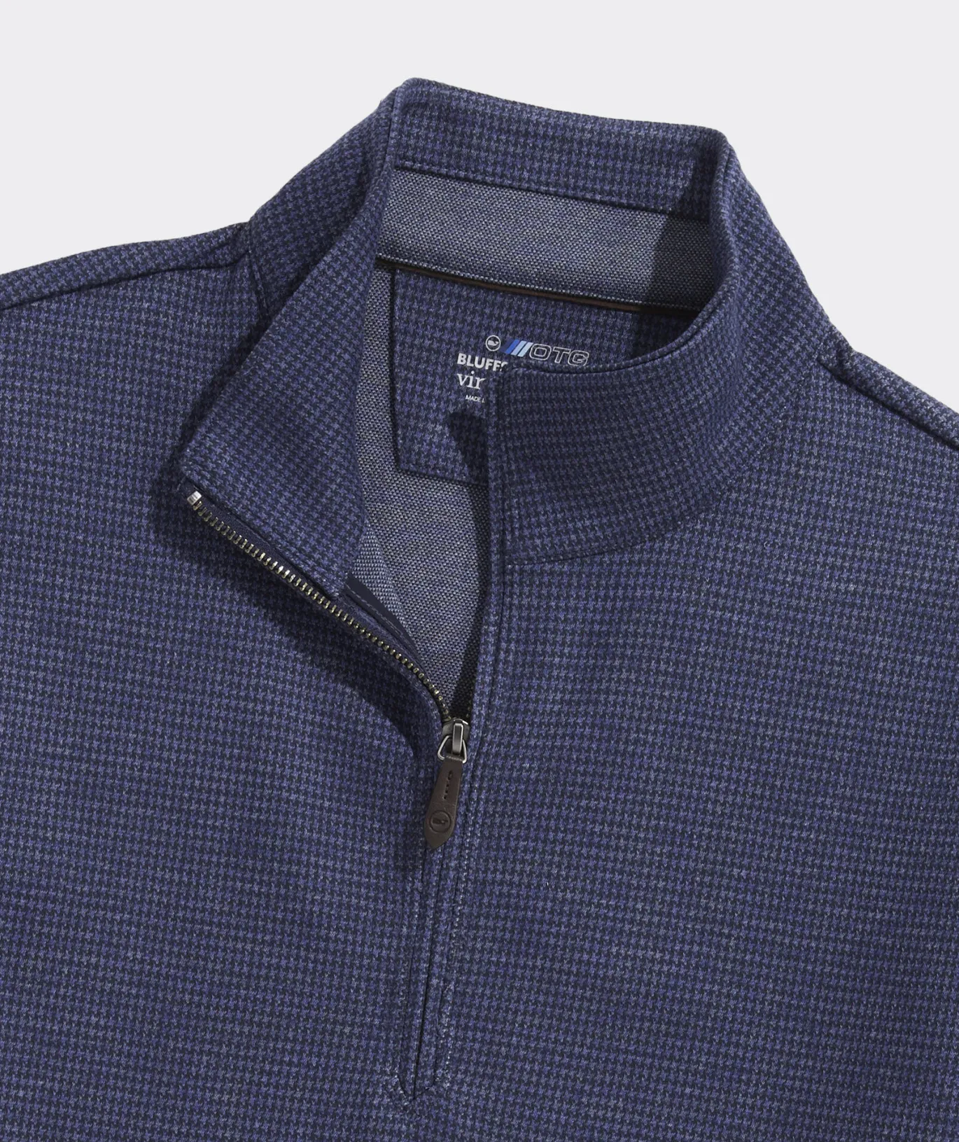 Vineyard Vines Bluffs Performance Quarter-Zip Nautical Navy Hot