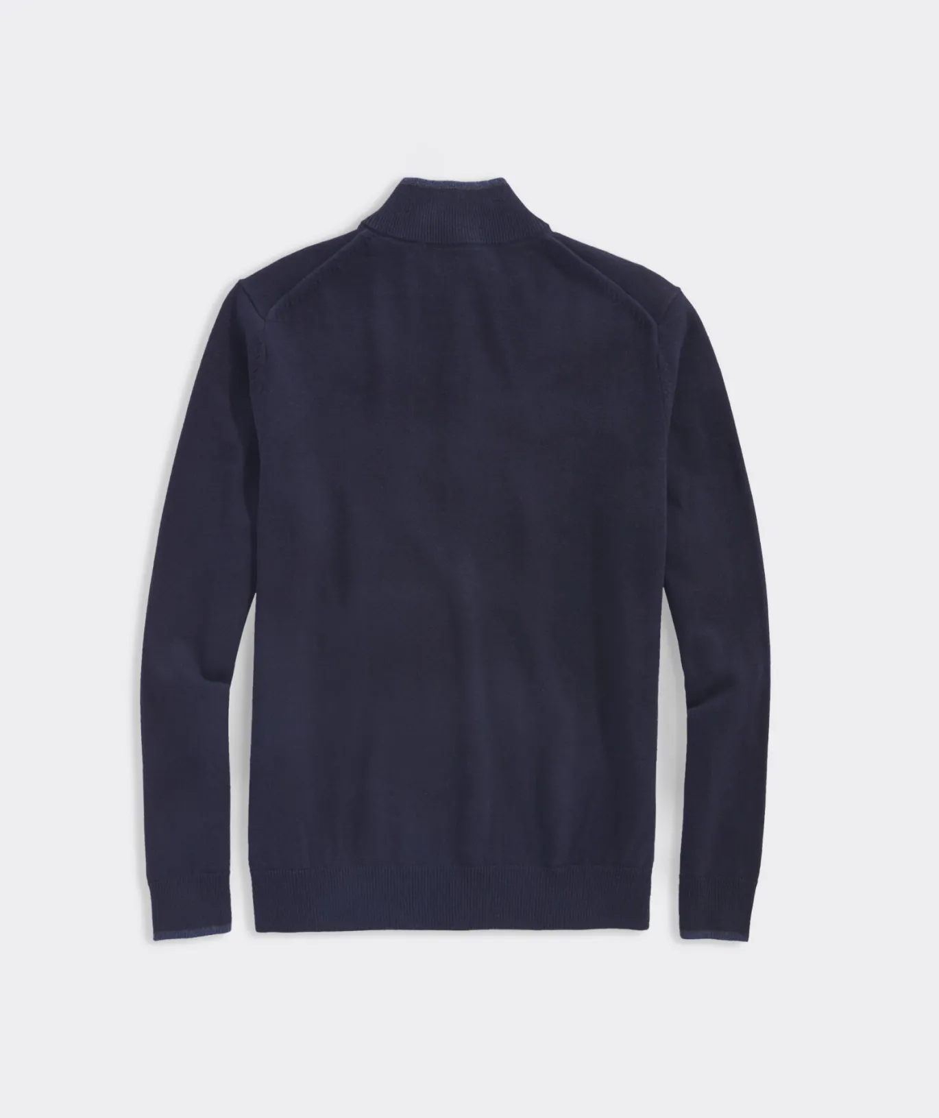 Vineyard Vines Boathouse Tipped Quarter-Zip Nautical Navy Best Sale