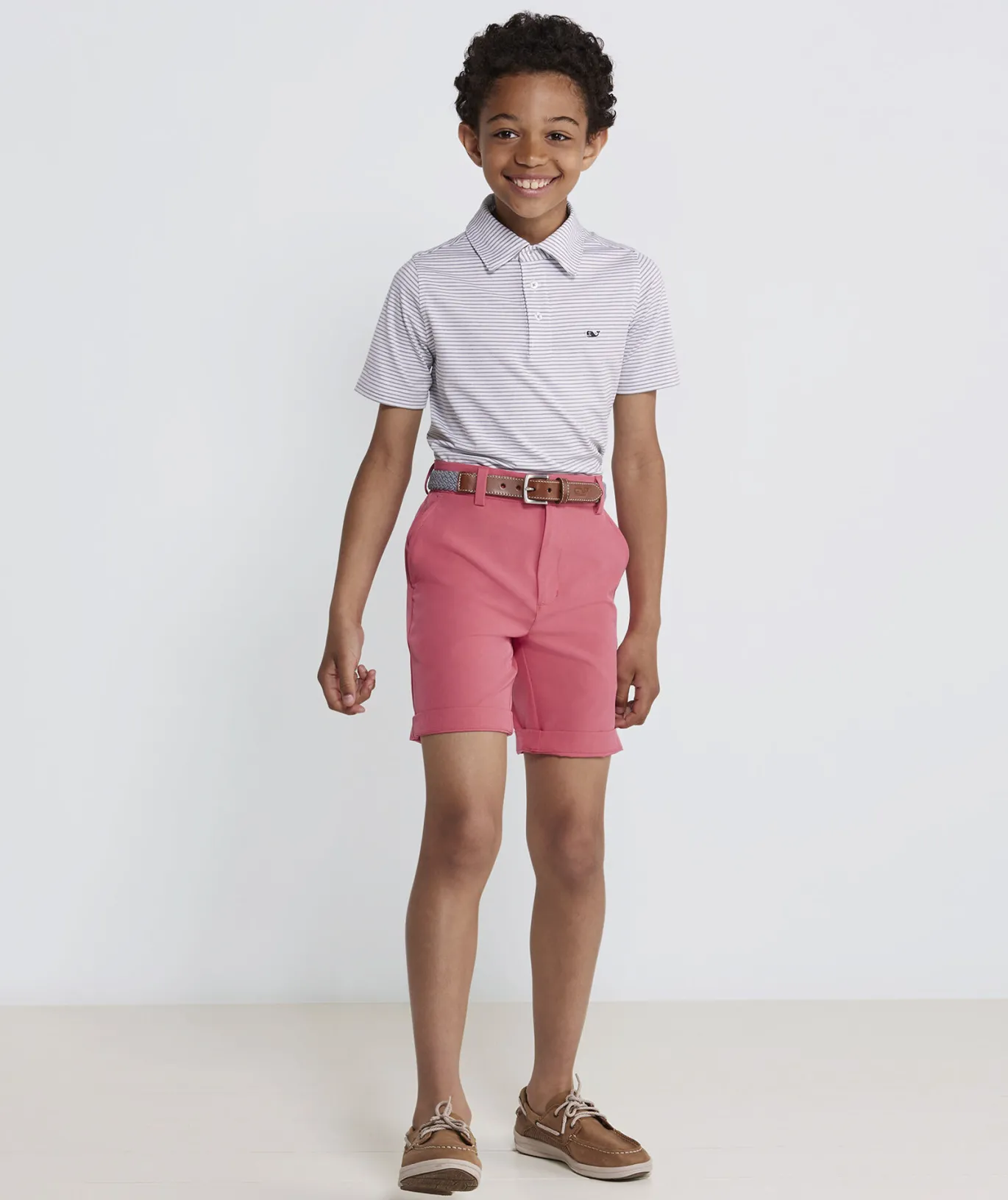 Vineyard Vines Boys' Bradley Stripe Sankaty Polo Ocean Breeze Tejeda Shop