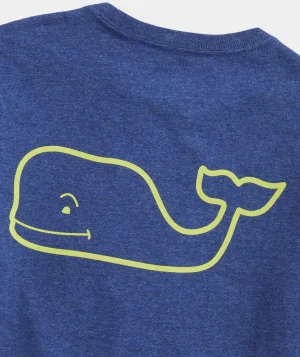 Vineyard Vines Boys' Bunny Suit Character Whale Short-Sleeve Pocket Tee White Cap Cheap