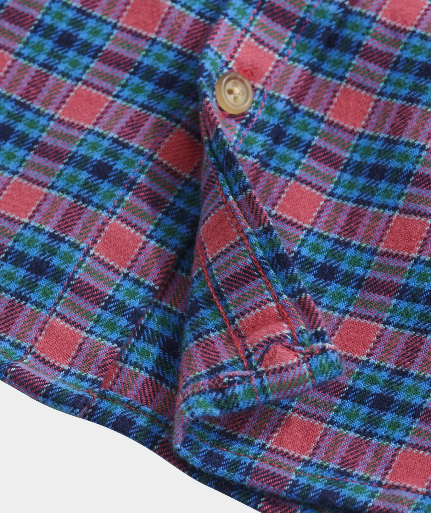 Vineyard Vines Boys' Cotton Twill Plaid Shirt Pld Cocktail Sauce Outlet