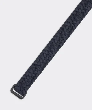 Vineyard Vines Boys' Flecked Braided Bungee Belt Gray Harbor Cheap