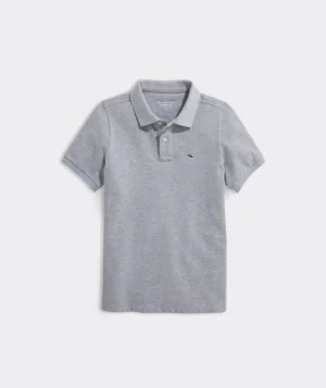 Vineyard Vines Boys' Heritage Pique Polo Mint Sprig Shop