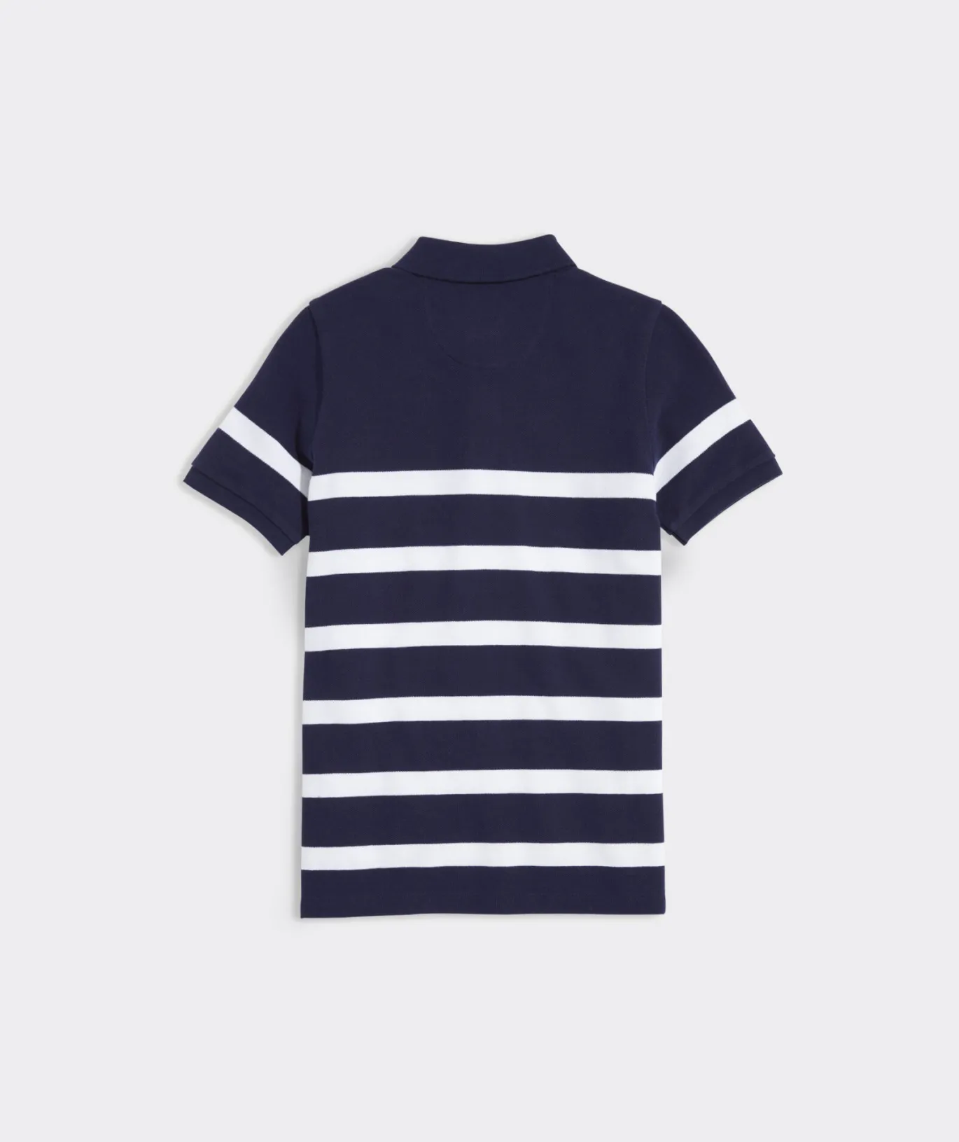 Vineyard Vines Boys' Heritage Tipped Pique Polo Red Velvet Best