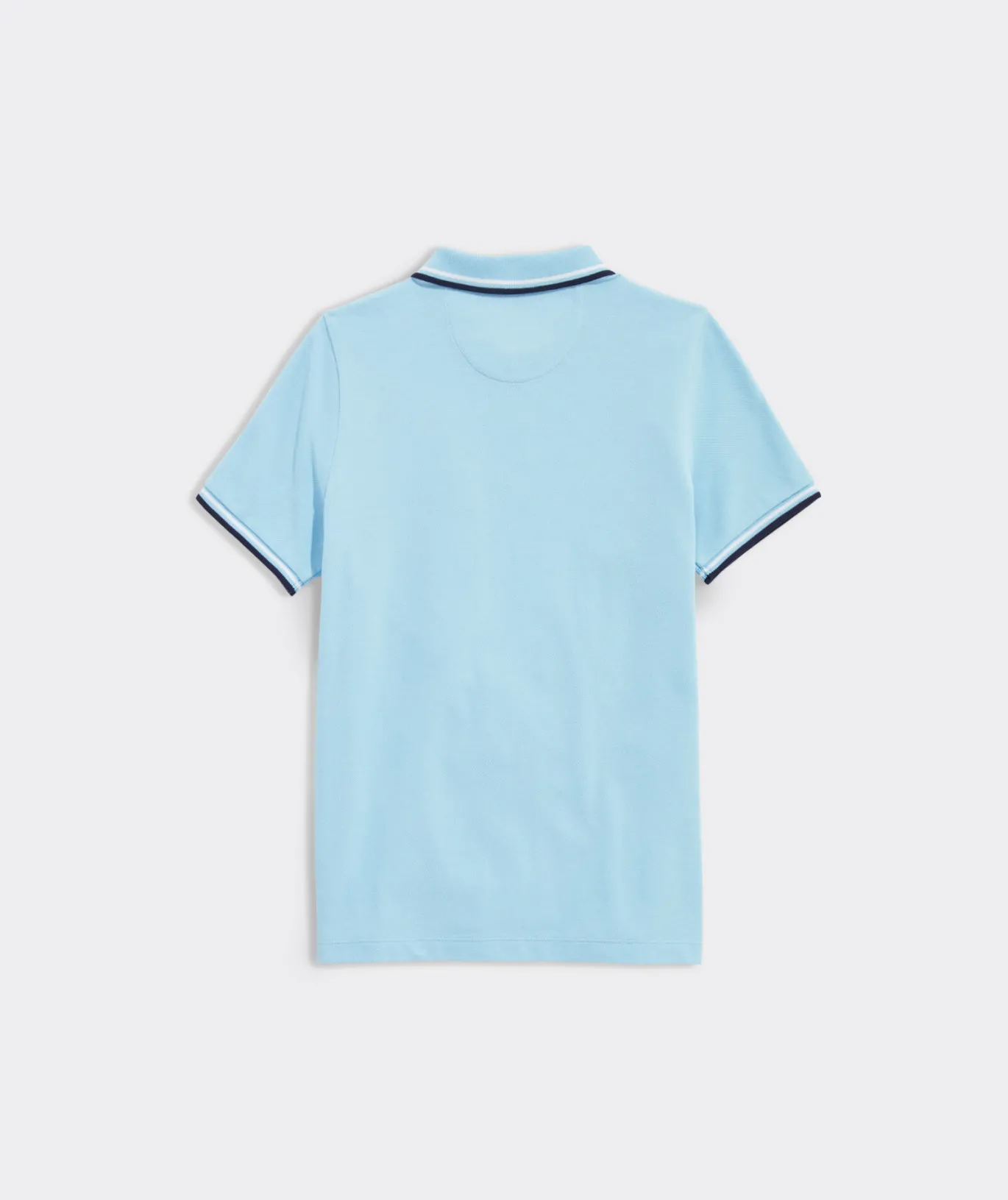 Vineyard Vines Boys' Heritage Tipped Pique Polo Splish Splash Fashion