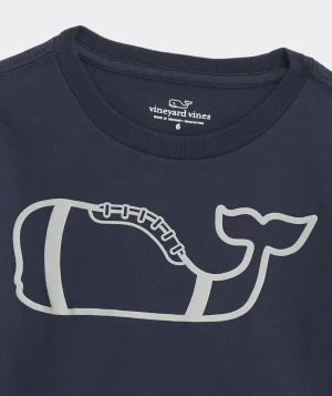 Vineyard Vines Boys' Lacrosse Stick Whale Long-Sleeve Tee Larkspur Best Sale