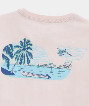 Vineyard Vines Boys' Lacrosse Whale Short-Sleeve Tee Jake Blue Outlet