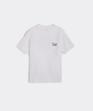 Vineyard Vines Boys' Lacrosse Whale Short-Sleeve Tee Grey Heather Clearance