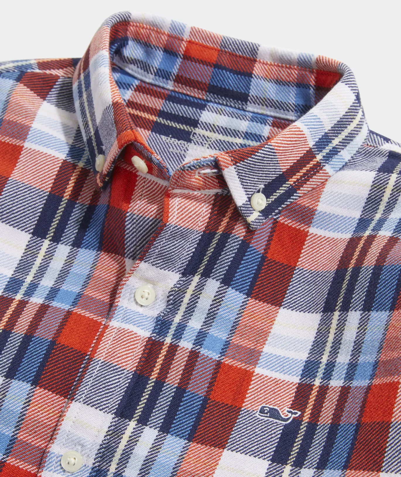 Vineyard Vines Boys' Lightweight On-The-Go Gingham Shirt Ging Tequila Sunrise Best Sale