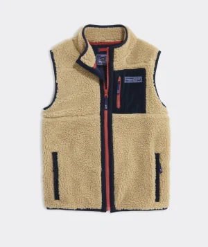 Vineyard Vines Boys' Lightweight Packable Puffer Vest Wild Lime Sale