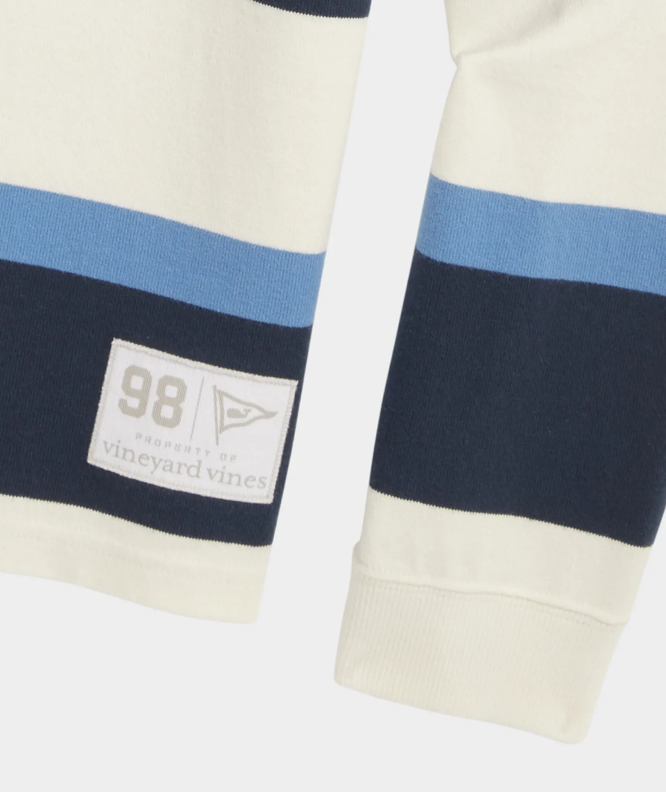 Vineyard Vines Boys' Multi-Stripe Rugby Shirt Melon Fashion
