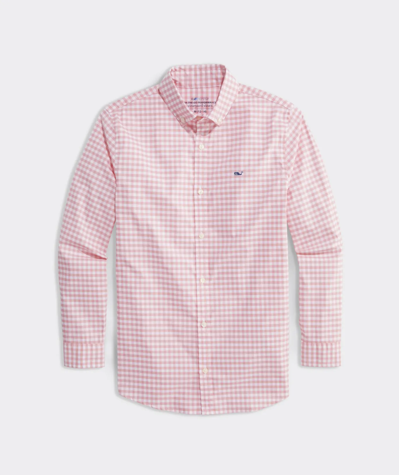 Vineyard Vines Boys' On-The-Go brrrº Gingham Shirt Cypress Store