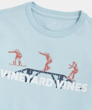 Vineyard Vines Boys' Pond Hockey Whale Long-Sleeve Pocket Tee White Cap Discount