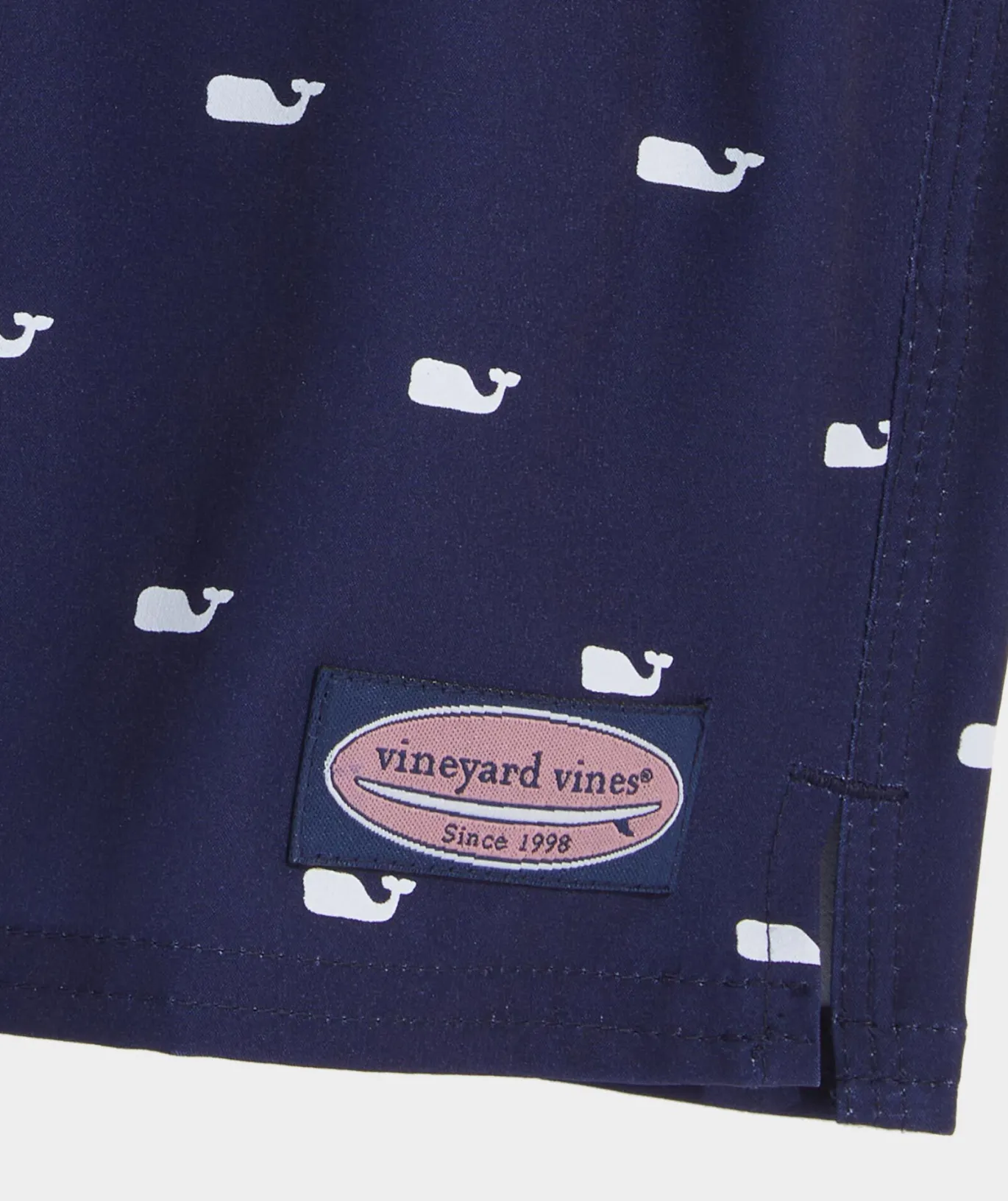 Vineyard Vines Boys' Printed Chappy Trunks Club STP Navy Clearance