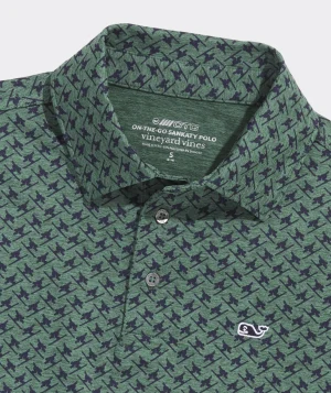 Vineyard Vines Boys' Printed Sankaty Polo AbstrctSailChppyWt Cheap