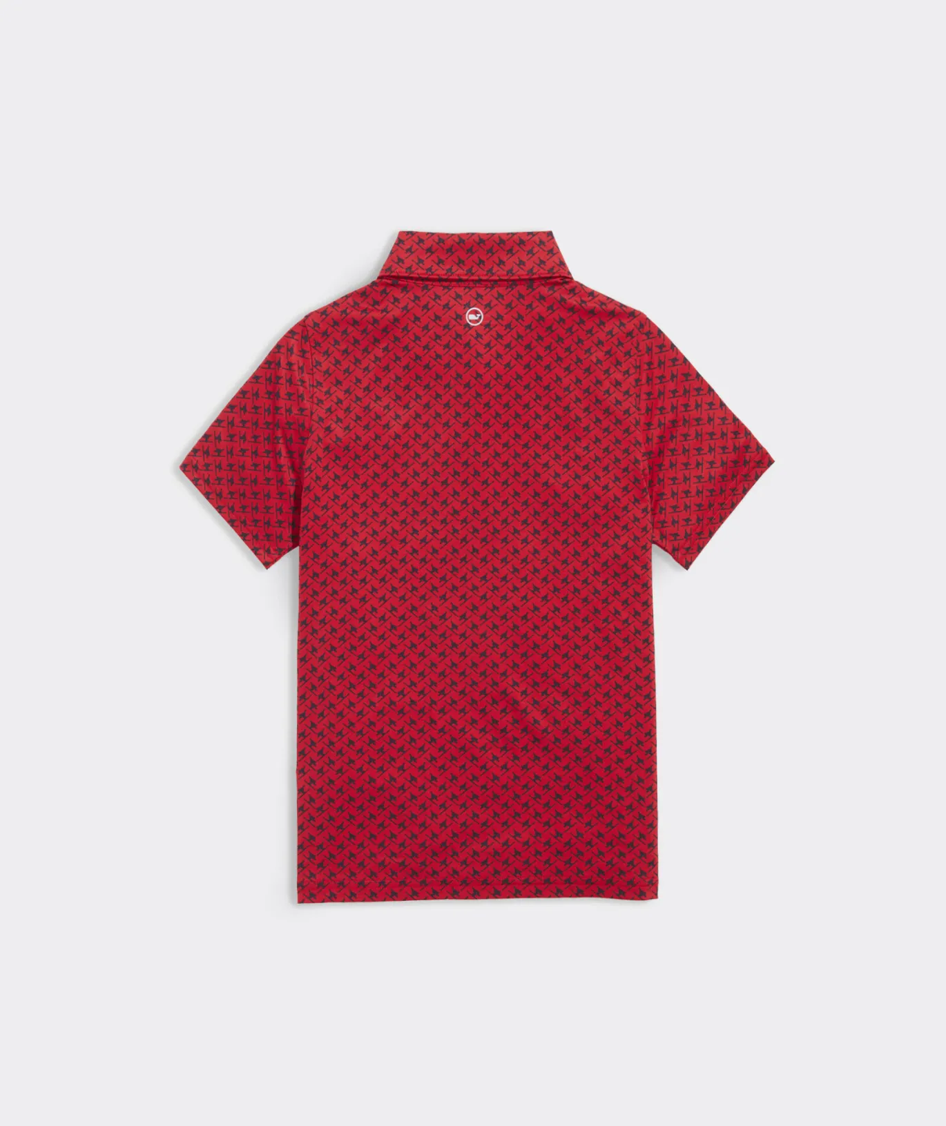 Vineyard Vines Boys' Printed Sankaty Polo Tree Geo - White Cap Cheap