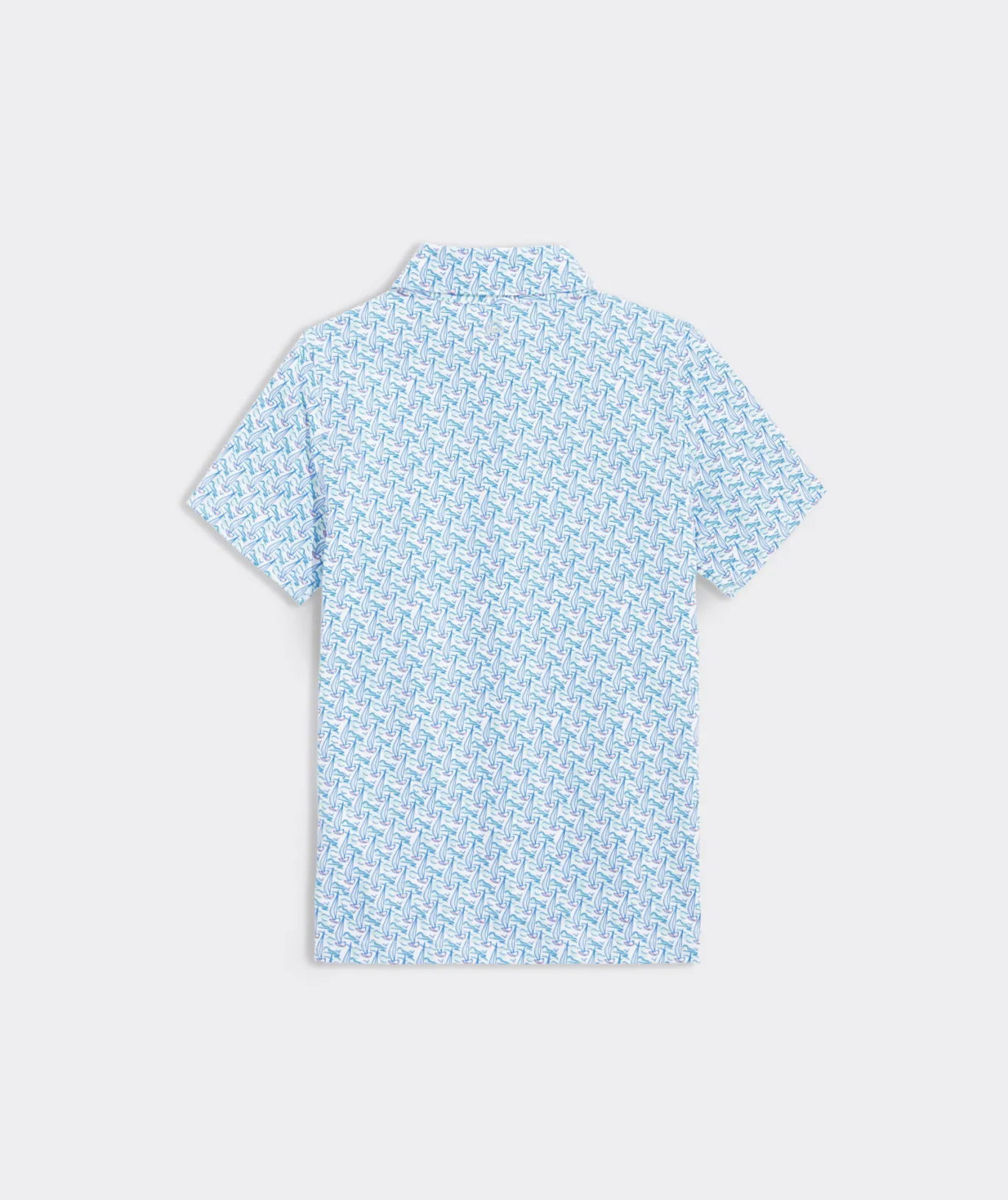 Vineyard Vines Boys' Printed Sankaty Polo Ski Geo B RedVelvet Flash Sale