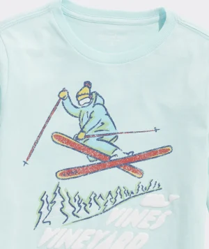 Vineyard Vines Boys' Pro Snowboard Whale Long-Sleeve Pocket Tee Coastline Cheap