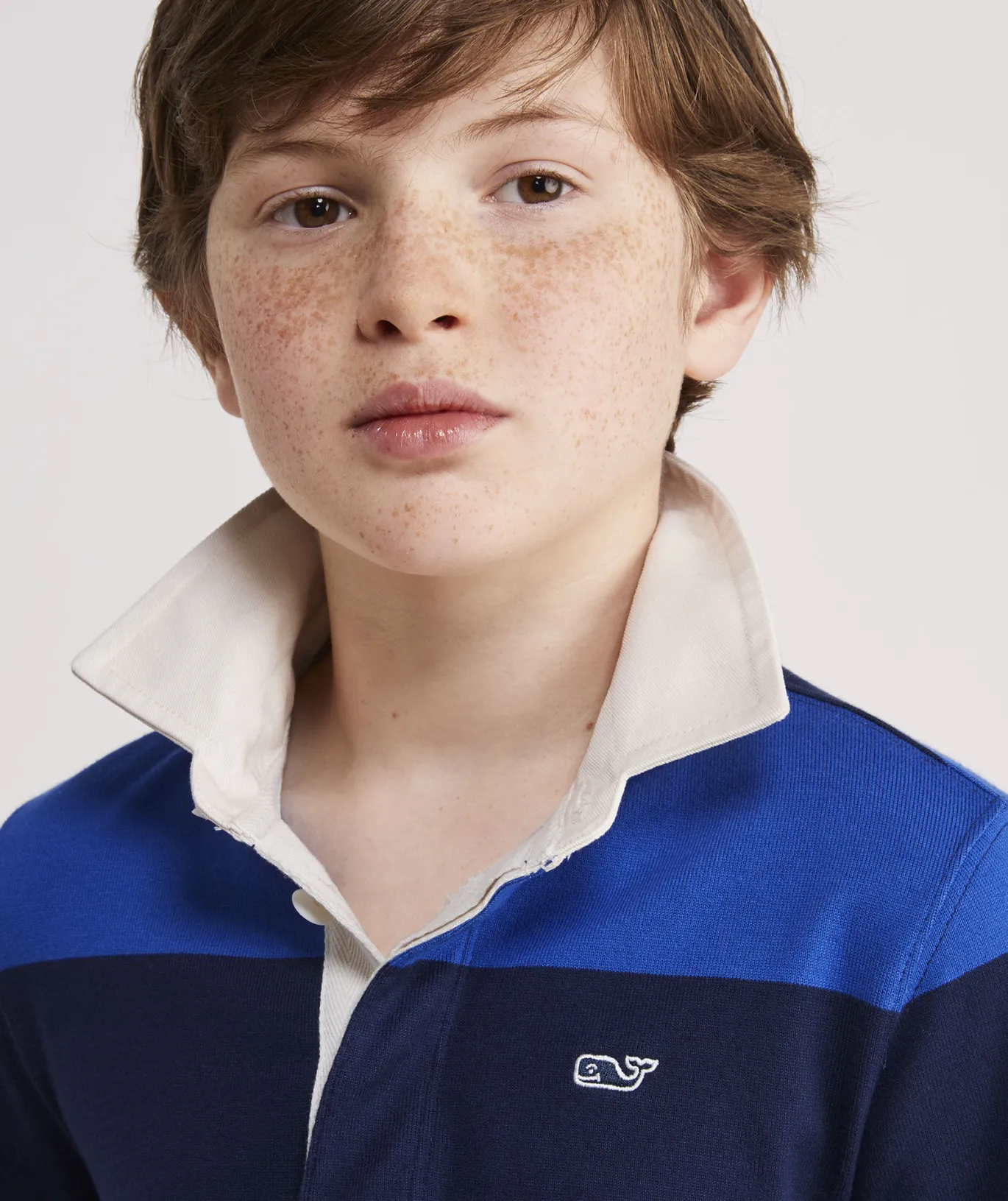 Vineyard Vines Boys' Rugby Shirt Raspberry Wine Best
