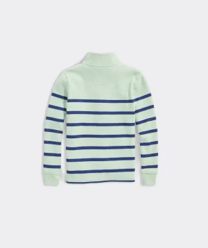 Vineyard Vines Boys' Saltwater Quarter-Zip Deep Bay Shop