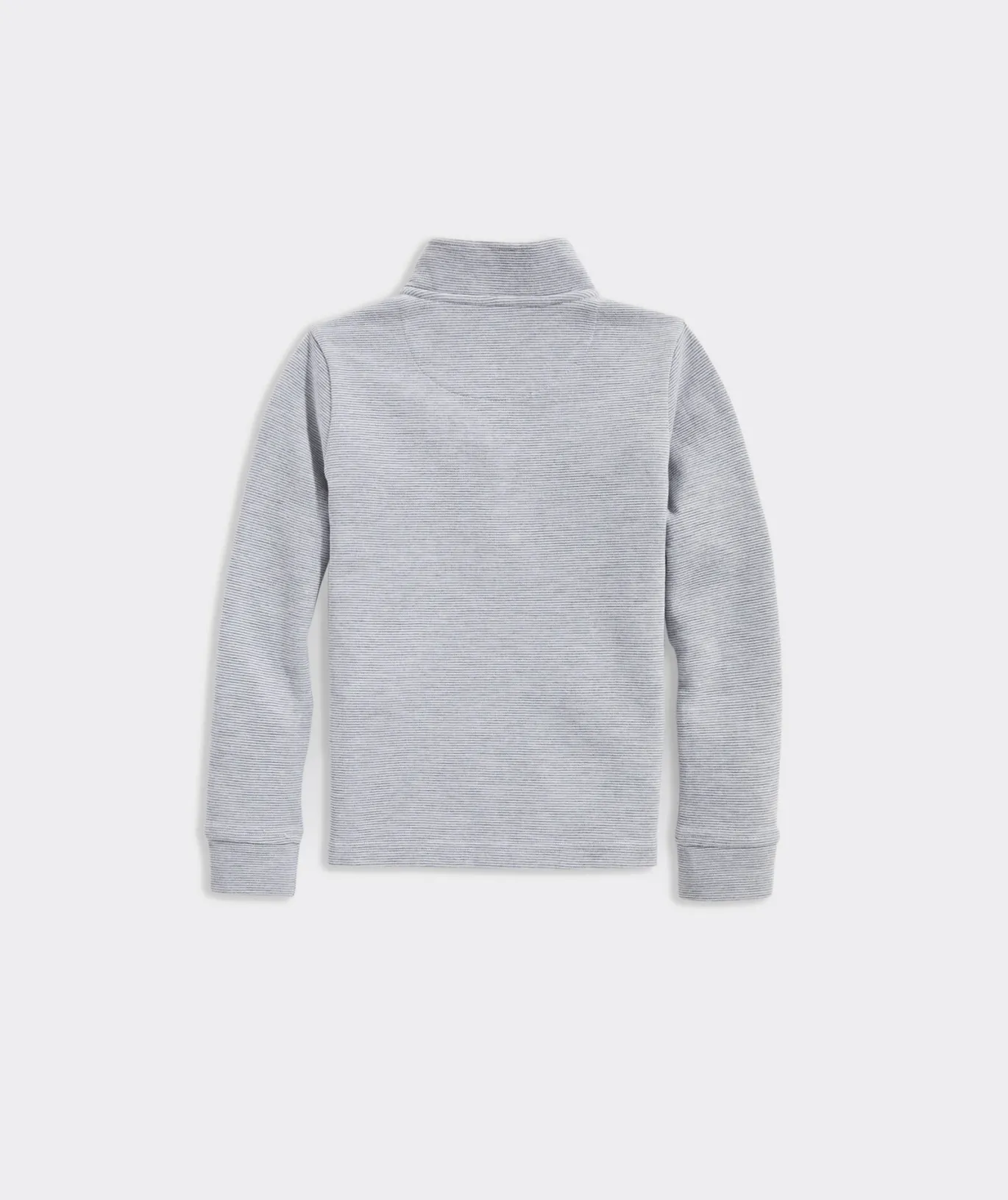 Vineyard Vines Boys' Saltwater Quarter-Zip Pink Cloud Solid Store