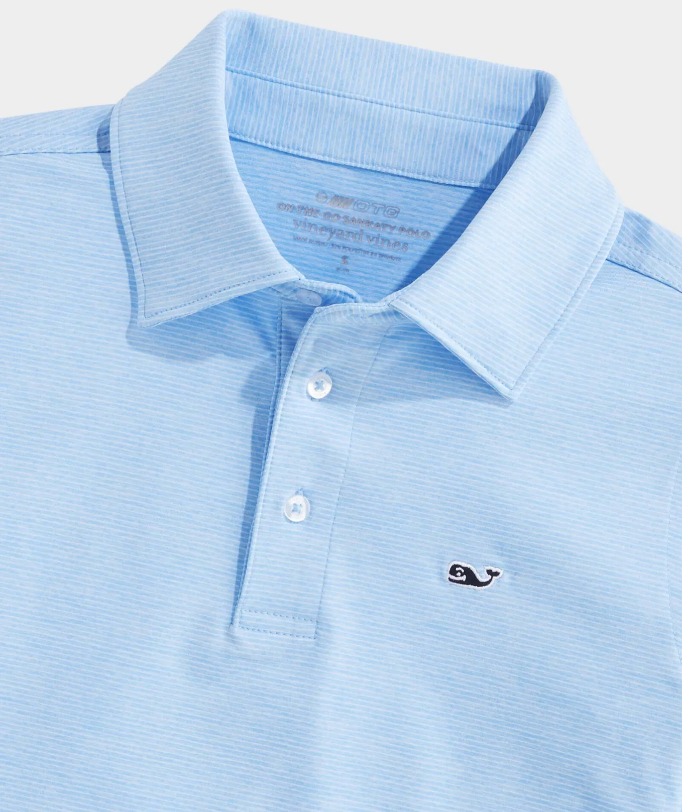 Vineyard Vines Boys' St. Jean Stripe Sankaty Polo Lighthouse Red Hot