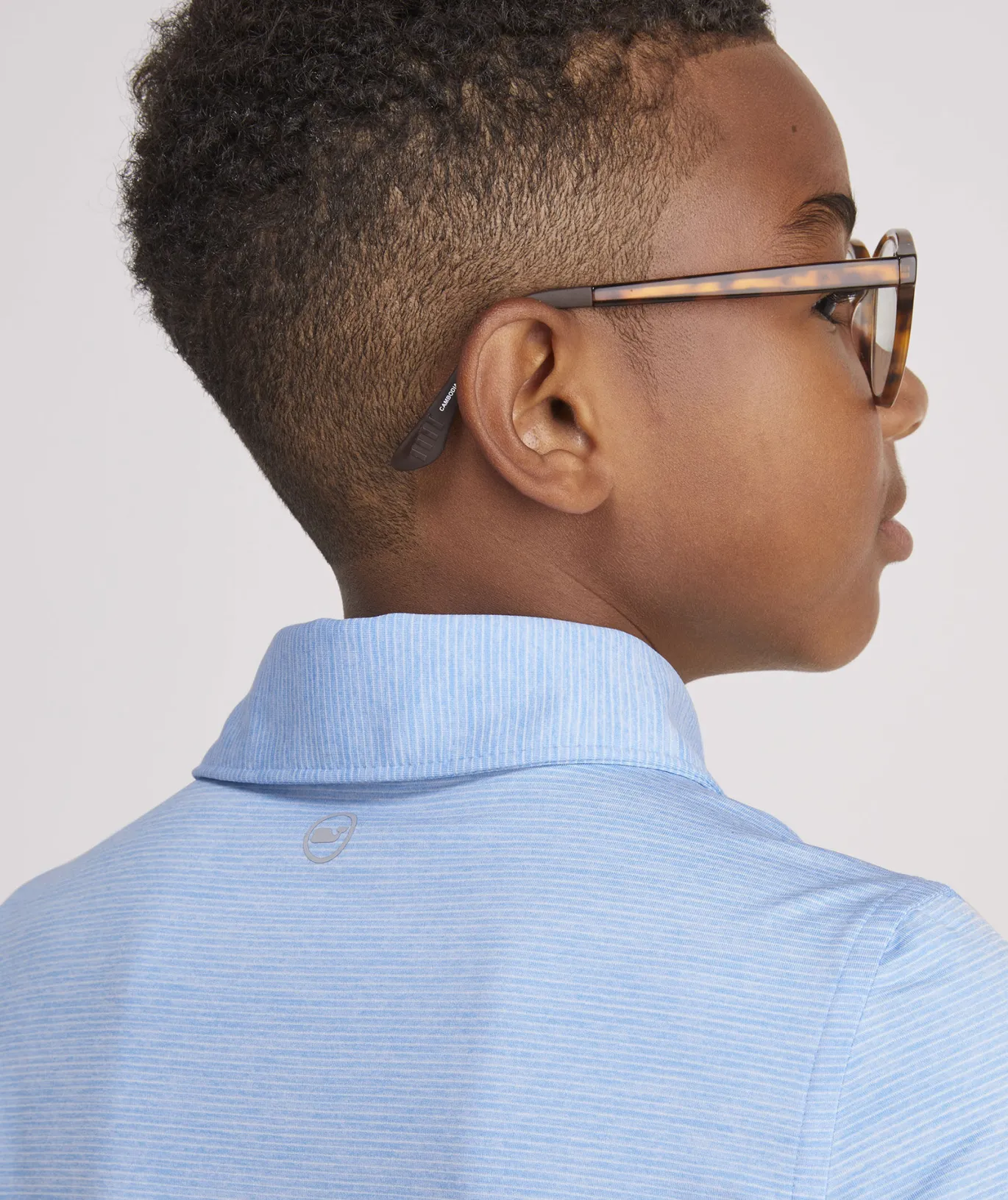 Vineyard Vines Boys' St. Jean Stripe Sankaty Polo Lighthouse Red Hot