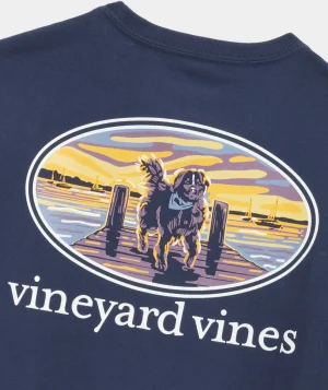 Vineyard Vines Boys' Vineyard Vibes Long-Sleeve Tee Charleston Green Sale
