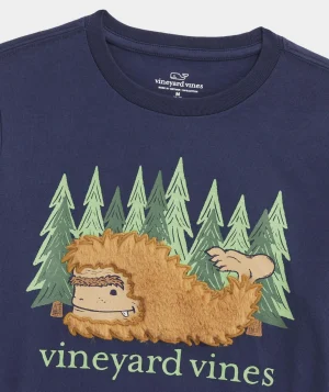 Vineyard Vines Boys' Watercolor Nutcracker Long-Sleeve Pocket Tee Coastline Best Sale