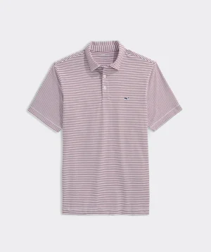 Vineyard Vines Bradley Stripe Sankaty Polo Crimson Sale