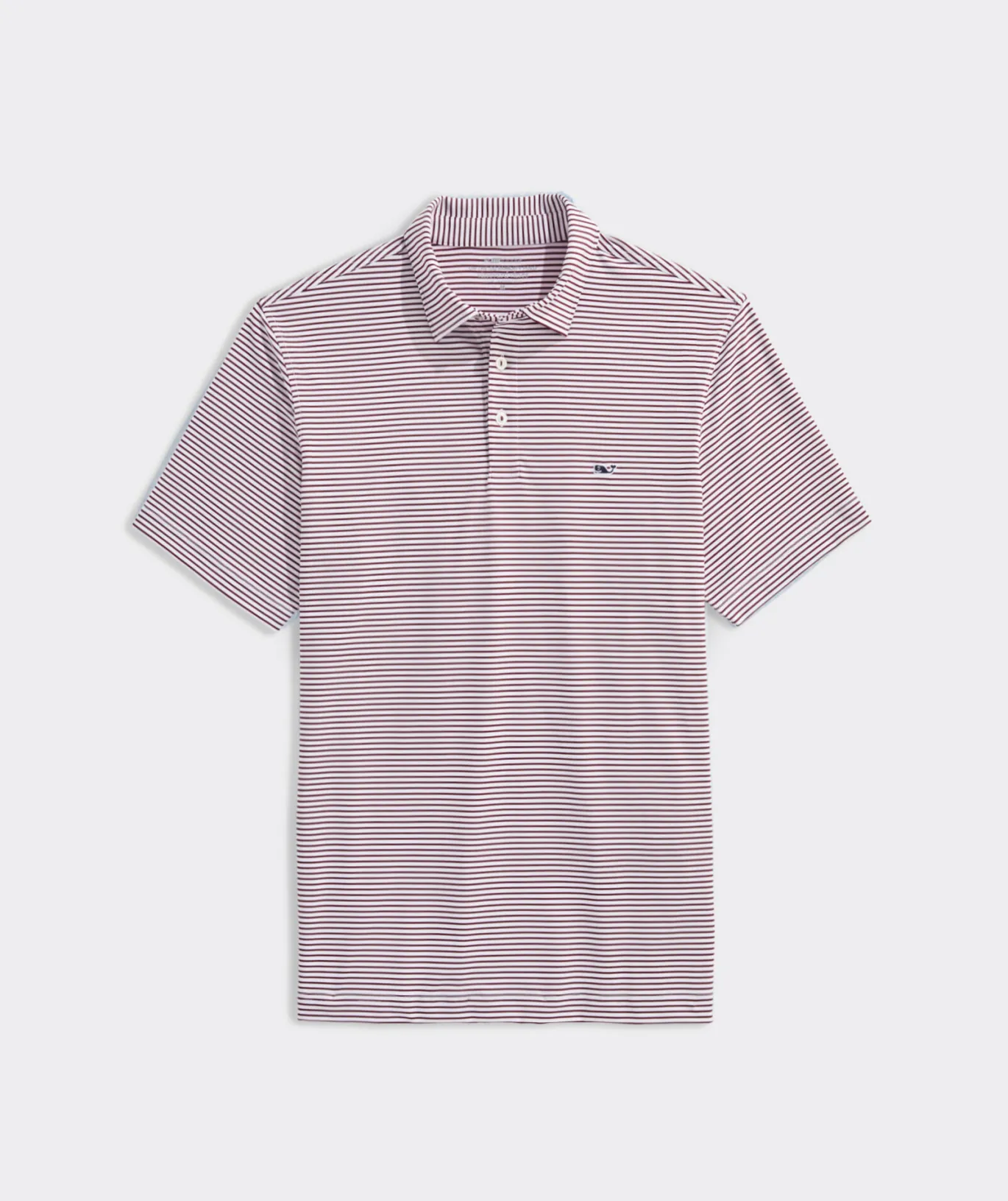 Vineyard Vines Bradley Stripe Sankaty Polo Crimson Sale