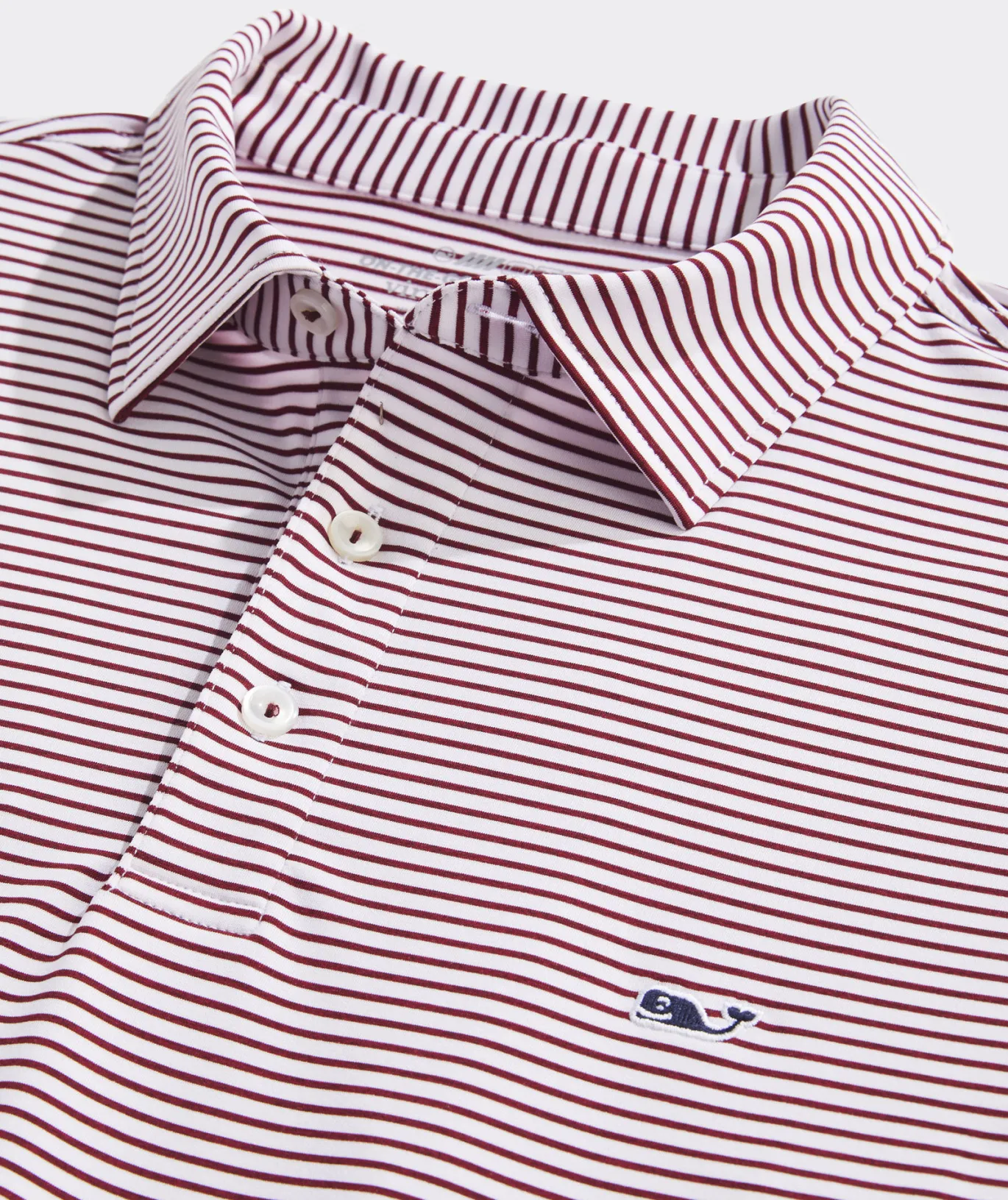 Vineyard Vines Bradley Stripe Sankaty Polo Crimson Sale