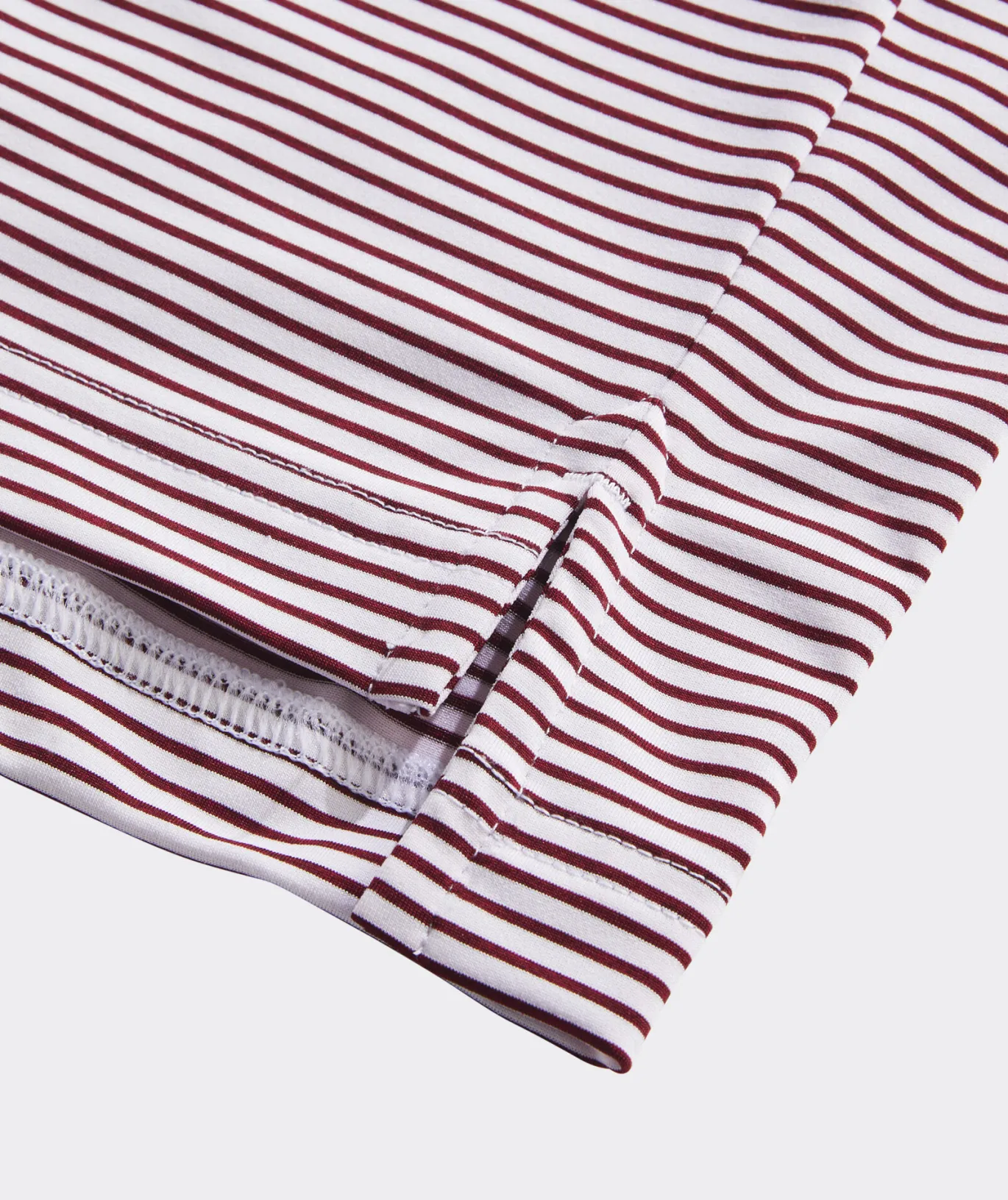 Vineyard Vines Bradley Stripe Sankaty Polo Crimson Sale