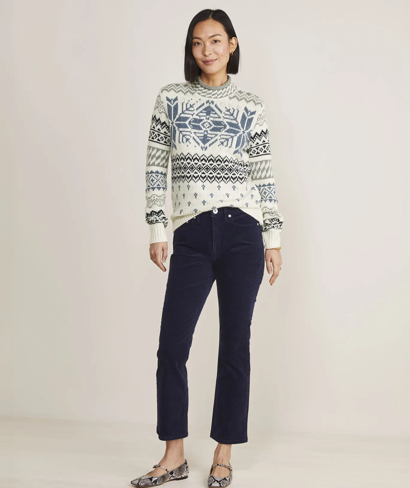 Vineyard Vines Breton Stripe Mockneck Sweater Spice Cheap