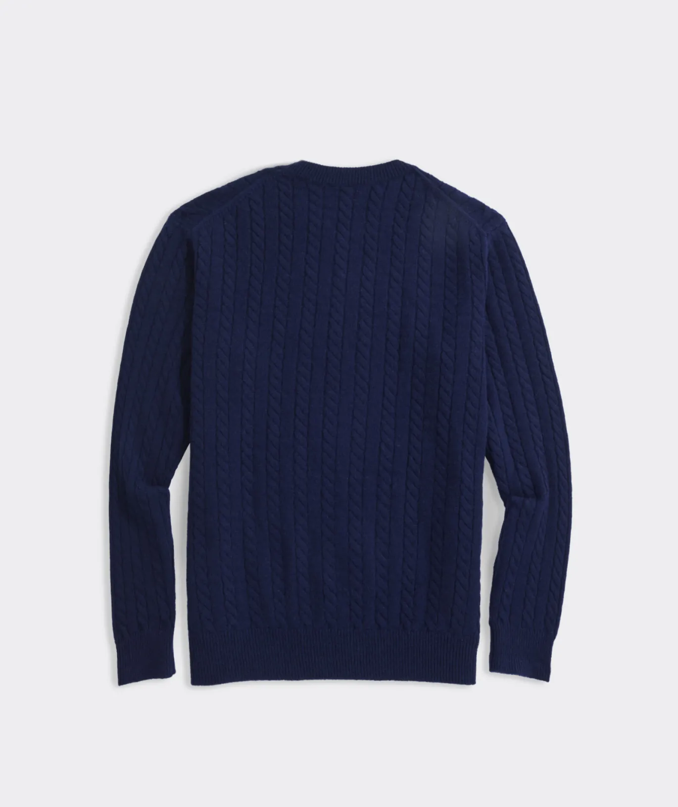 Vineyard Vines Cashmere Cable Crewneck Sweater Nautical Navy Sale