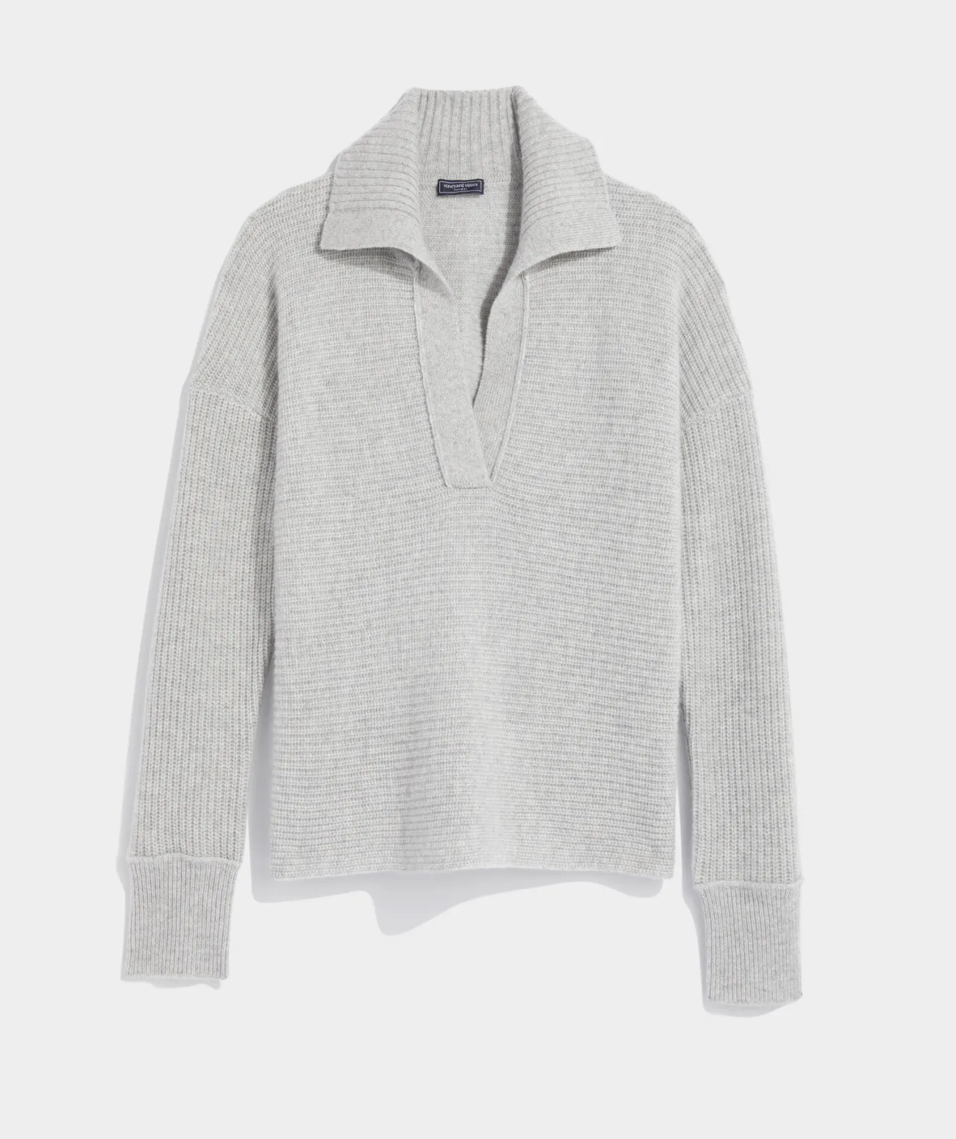 Vineyard Vines Cashmere Cable Shine Crewneck Sweater Mist Green Fashion