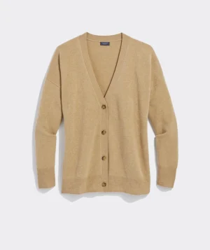 Vineyard Vines Cashmere Classic Cable Crewneck Sweater Rhododendron Fashion