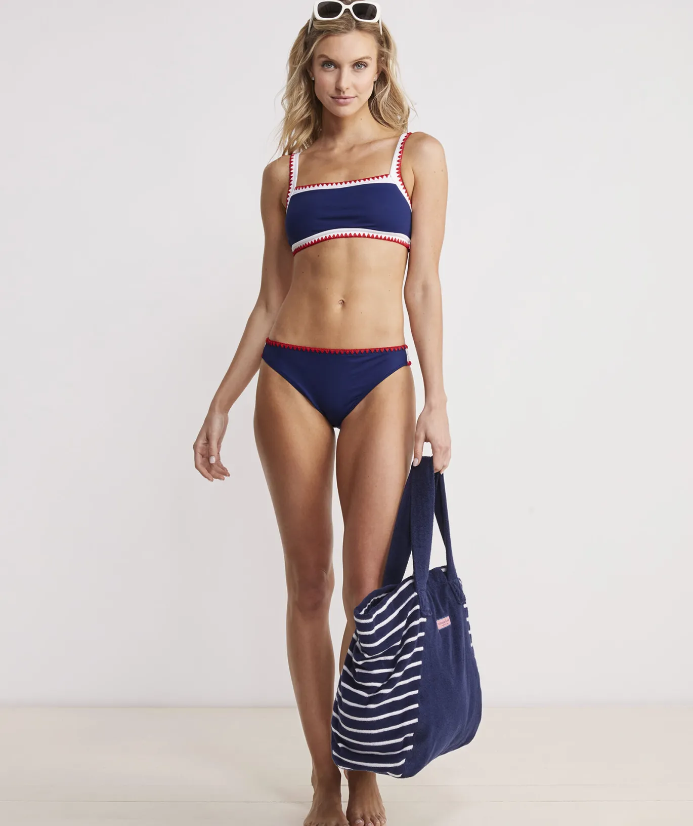 Vineyard Vines Cay Floral Sconset Bikini Top Cay Floral - Island Cheap