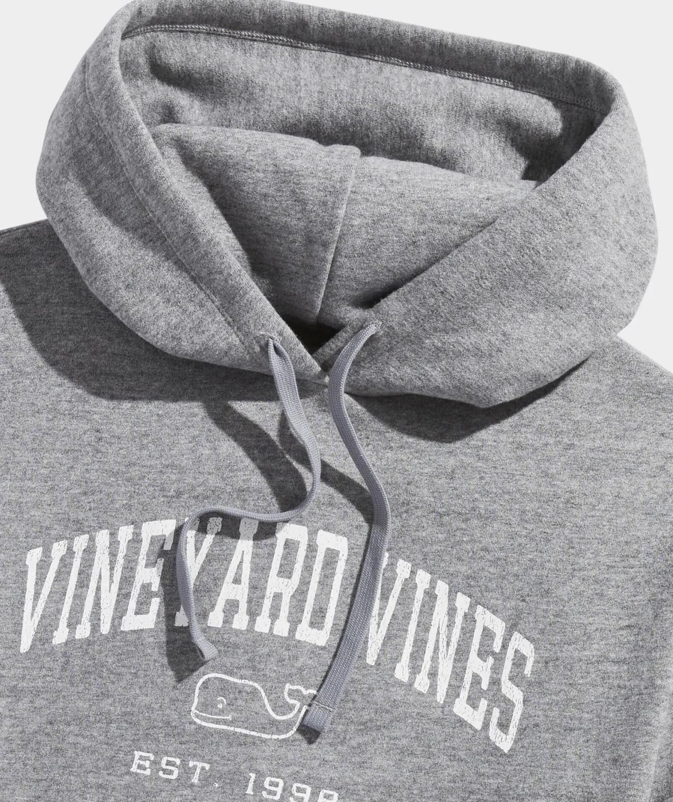 Vineyard Vines Clean Fleece Graphic Hoodie Grey Heather Store