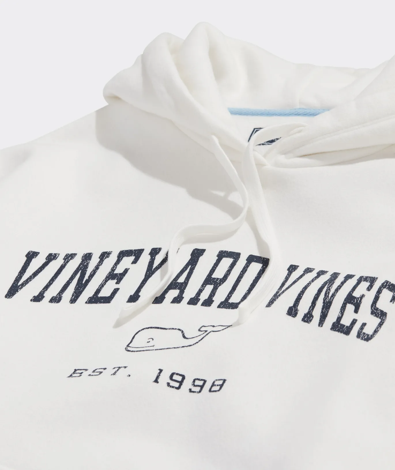 Vineyard Vines Clean Fleece Graphic Hoodie Marshmallow Cheap
