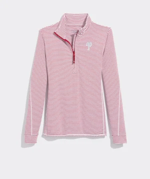 Vineyard Vines Colorado Rockies Saltwater Quarter-Zip Granite Hot