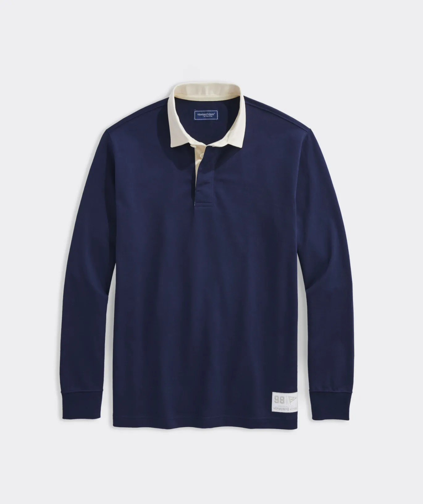 Vineyard Vines Cotton Rugby Shirt Nautical Navy Online