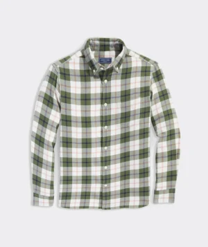 Vineyard Vines Cotton Twill Plaid Shirt Pld Cypress Cheap