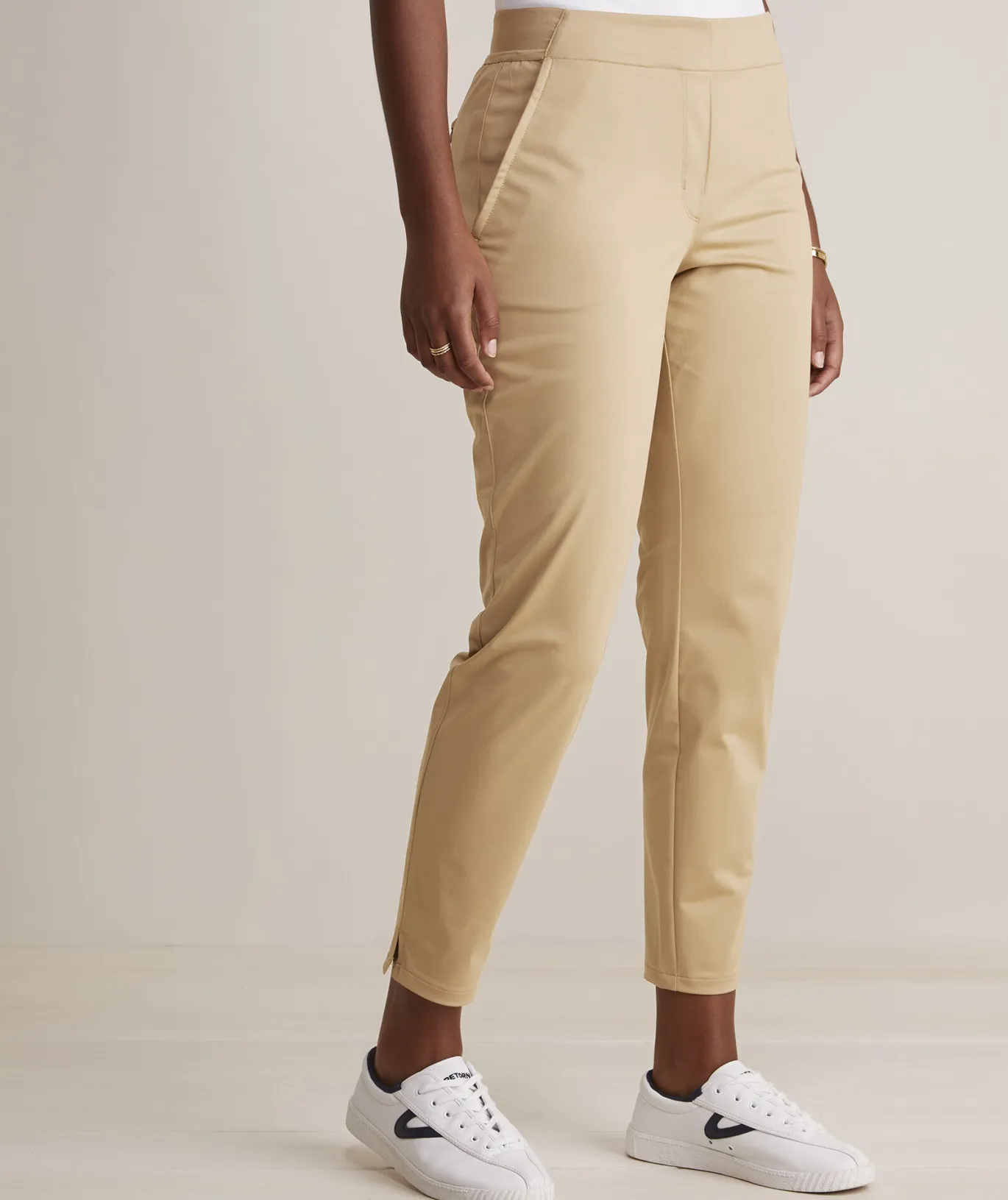 Vineyard Vines Crop Flare Ponte Pants Blackwatch Pink Pop Cheap