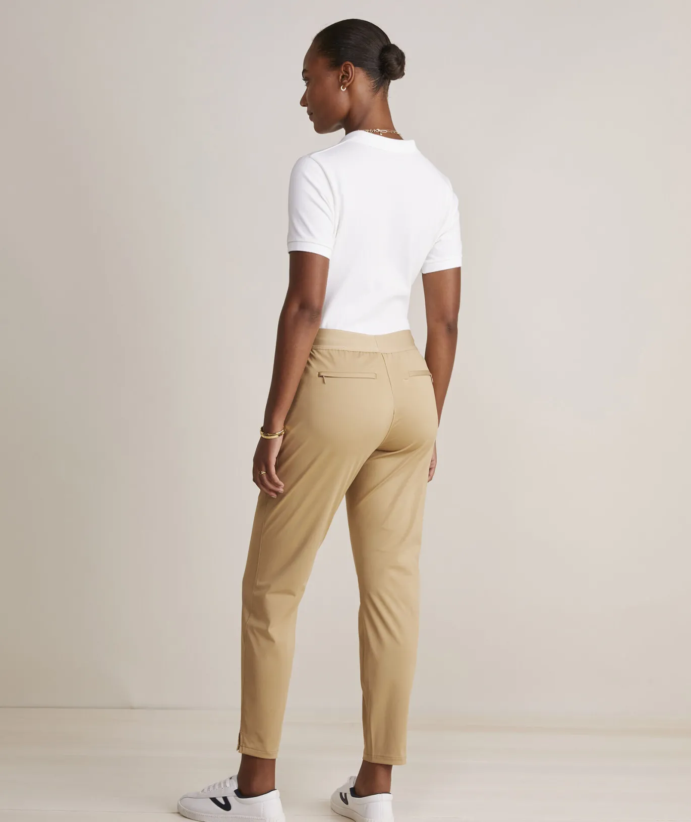 Vineyard Vines Crop Flare Ponte Pants Blackwatch Pink Pop Cheap