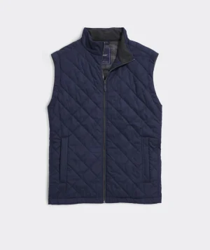 Vineyard Vines Dorset Quilted Vest Nautical Navy Online