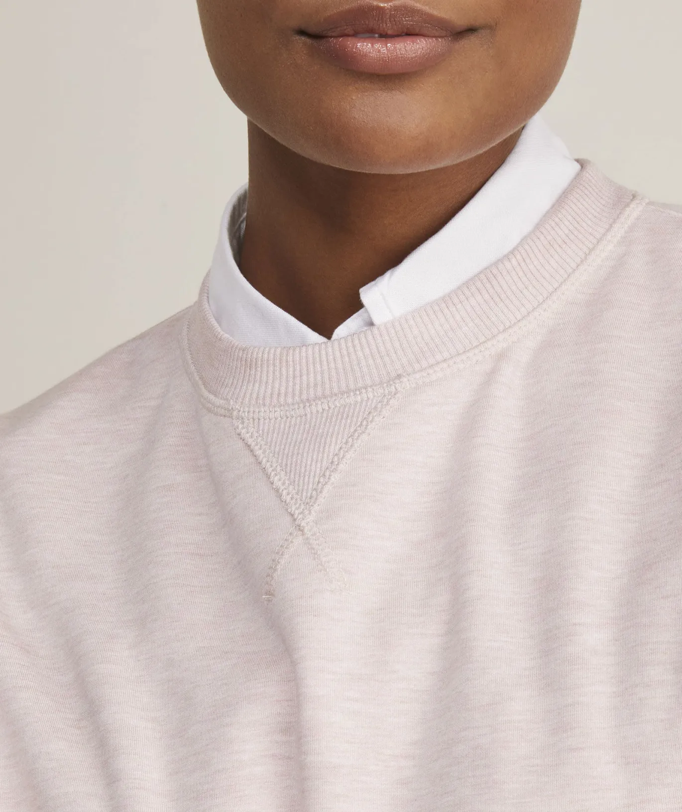 Vineyard Vines Dreamcloth® Crewneck Sweatshirt Light Grey Hthr Online