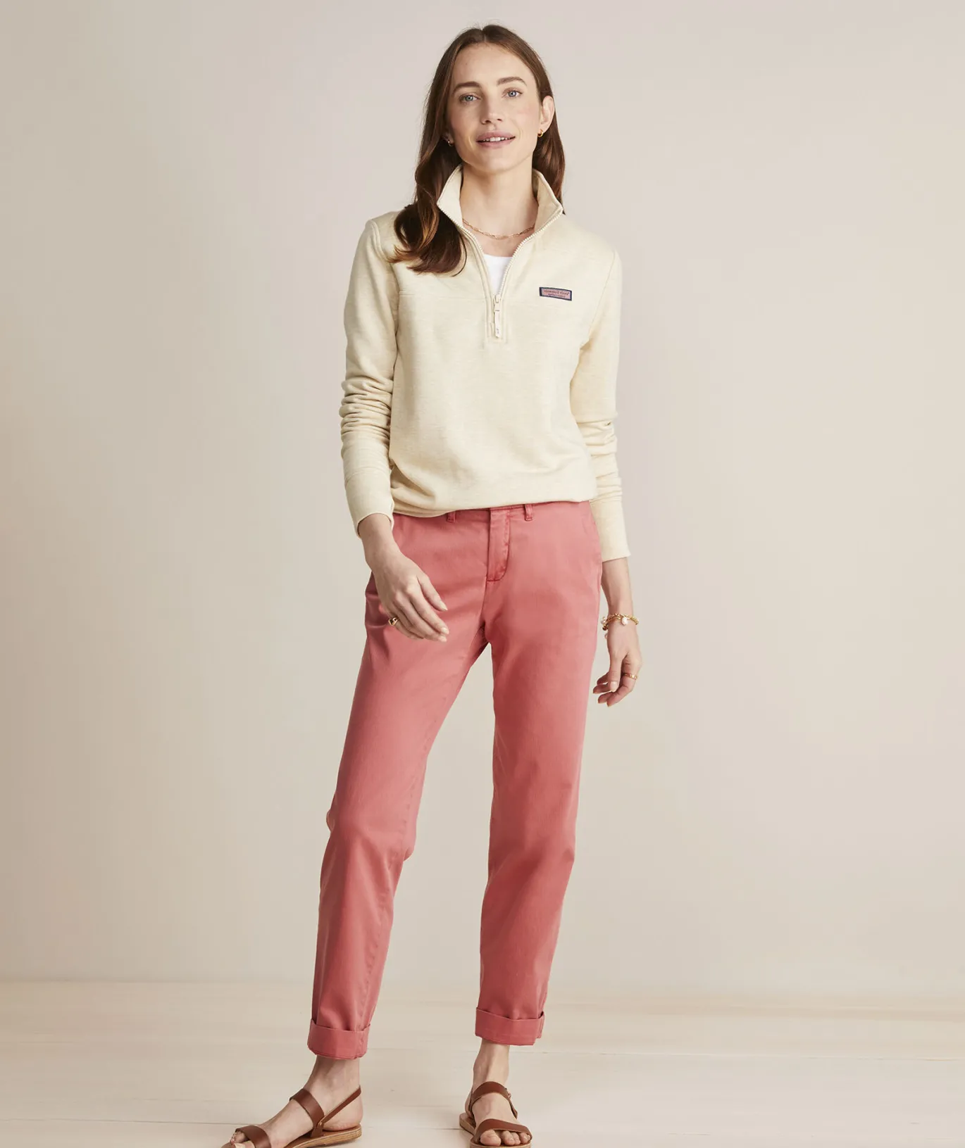 Vineyard Vines Dreamcloth® Relaxed Shep Shirt Light Gray Heather Fashion